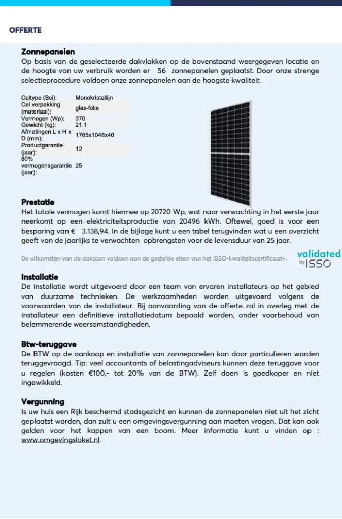 Visually appealing PV offer but with a lot of text.